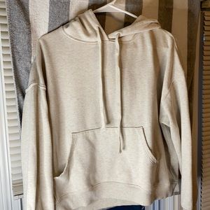 Tan/cream colored hoodie